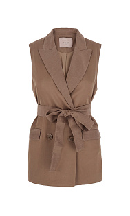 Жилет с поясом