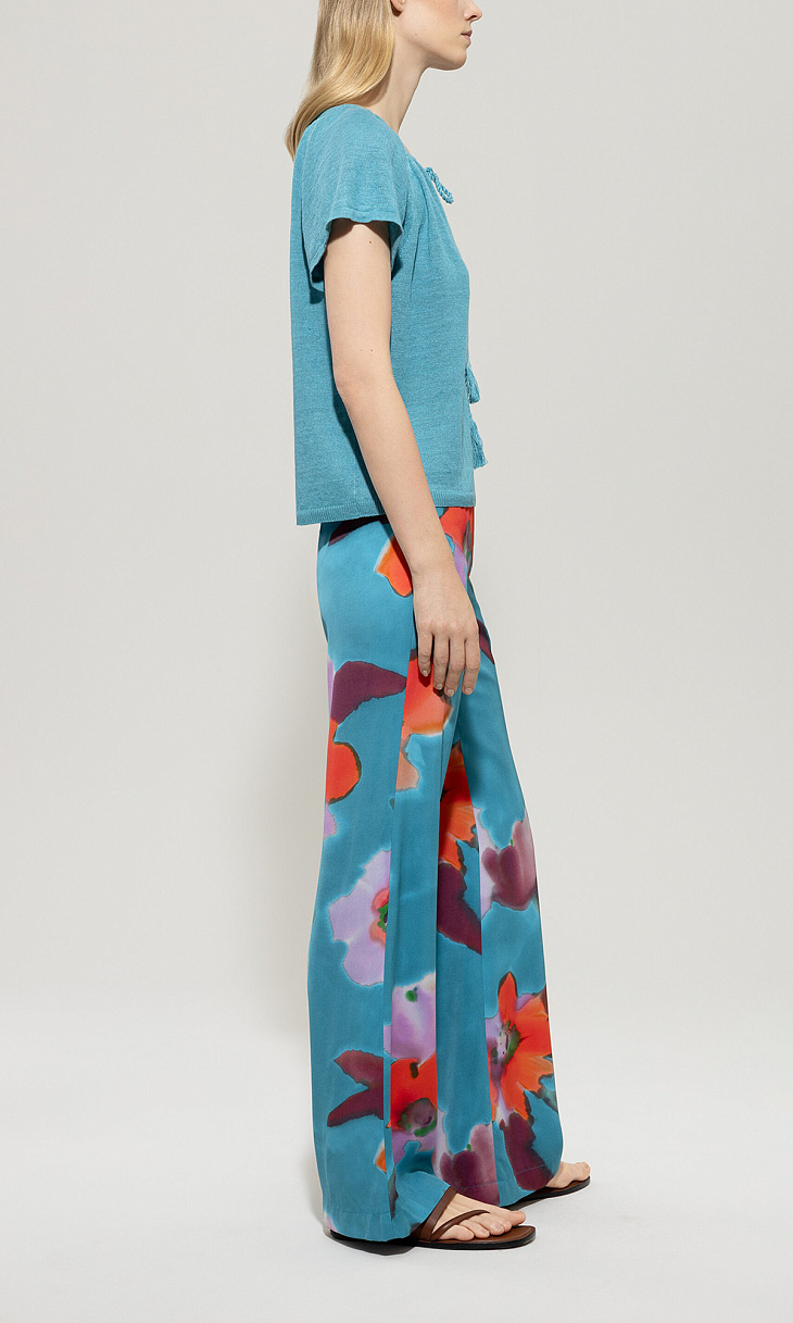 LUISA CERANO: Брюки с принтом