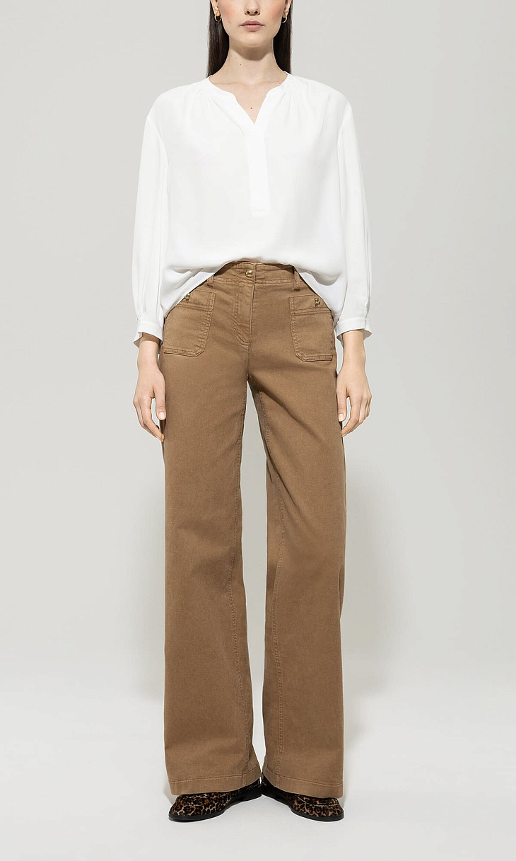 LUISA CERANO: Блуза с шелком