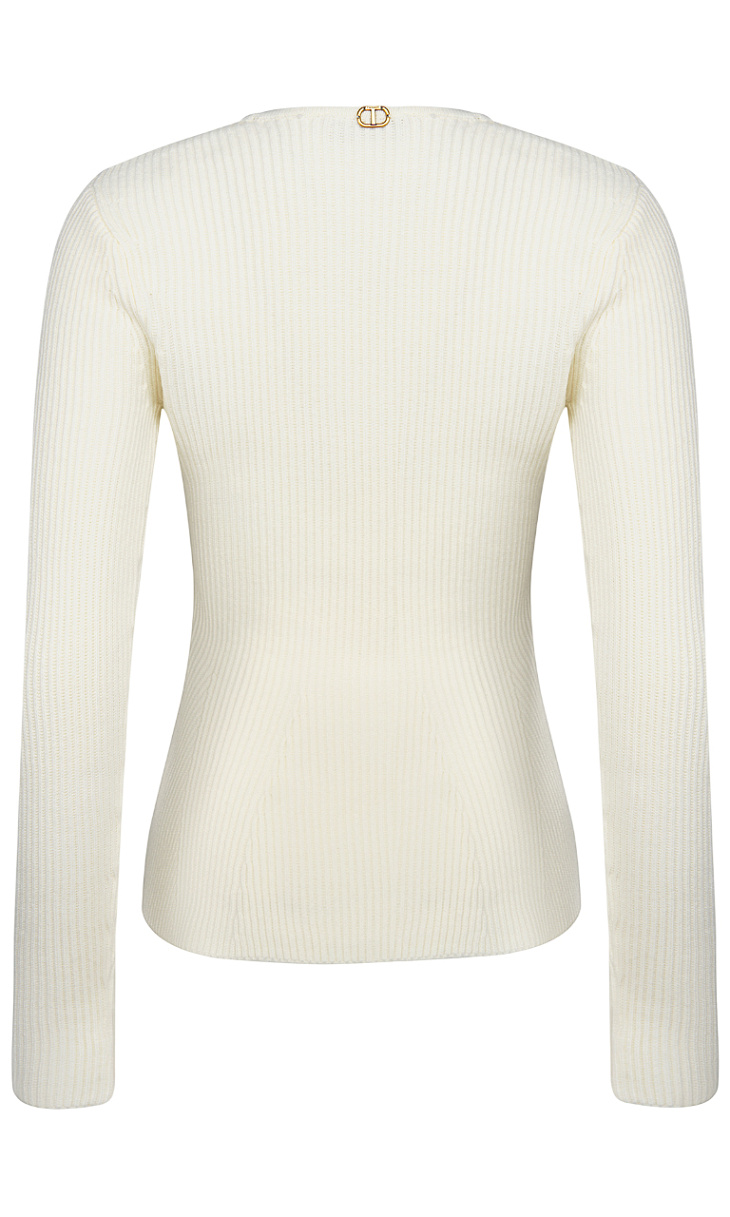 TWINSET: Джемпер с баской