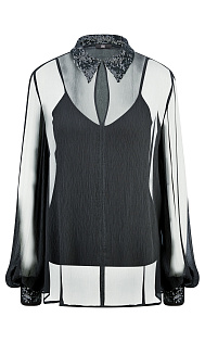 Прозрачная блуза