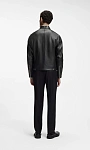 HUGO BOSS: Куртка из кожи