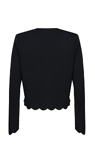 Жакет с фестончатой отделкой