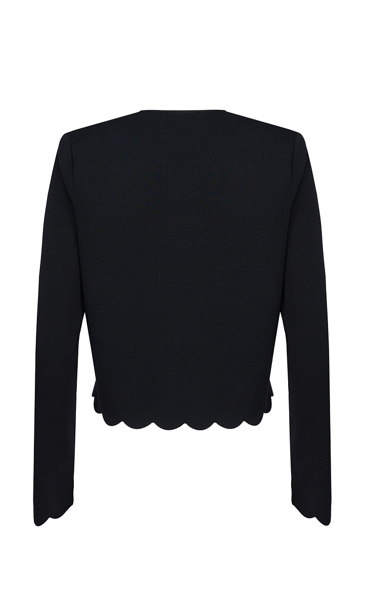 TWINSET: Жакет с фестончатой отделкой