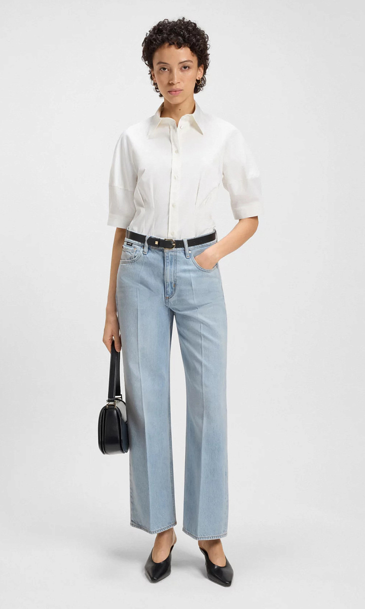 HUGO BOSS: Джинсы со стрелками