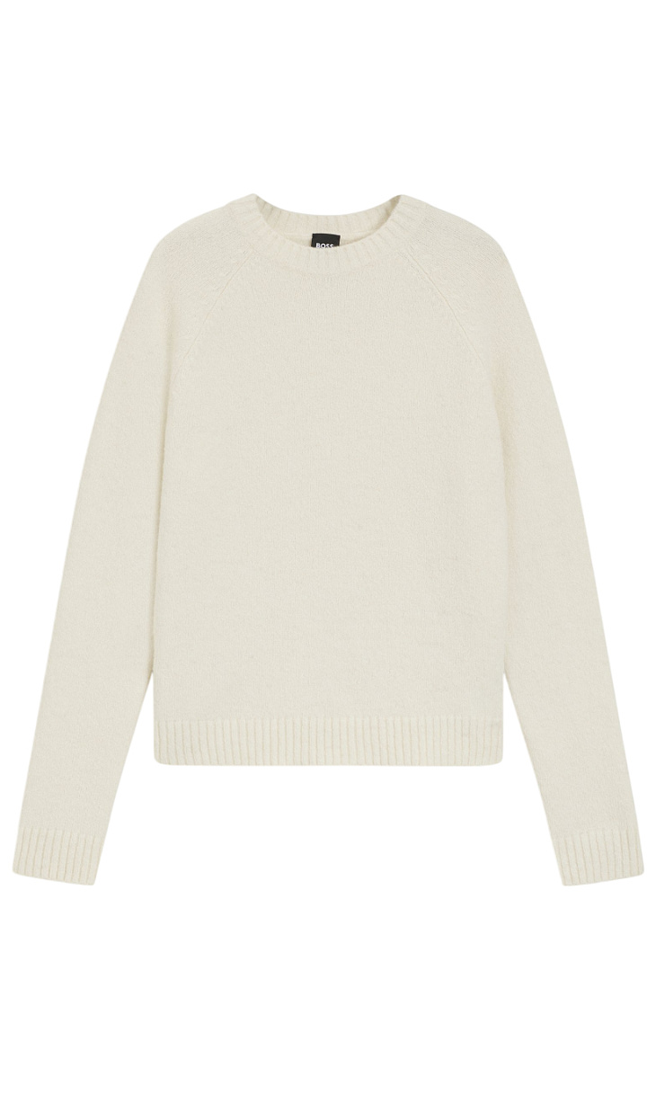 HUGO BOSS: Пуловер с шерстью альпака