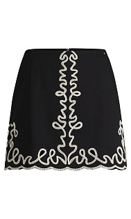 Юбка с вышивкой