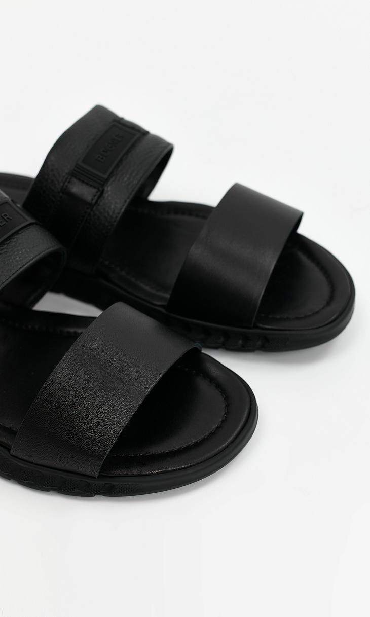 BOGNER: Шлепанцы из кожи