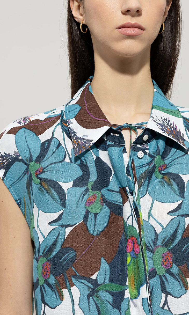 LUISA CERANO: Блуза из рами