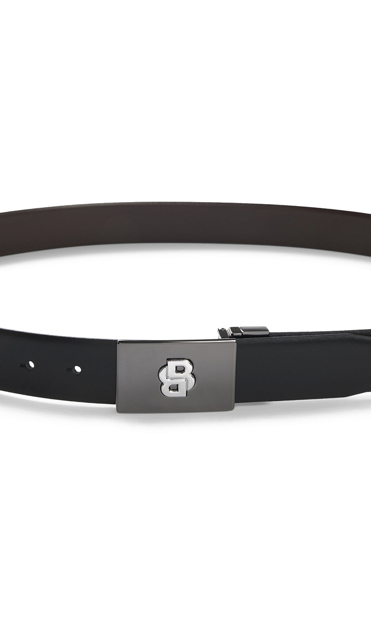 HUGO BOSS: Двусторонний ремень из кожи