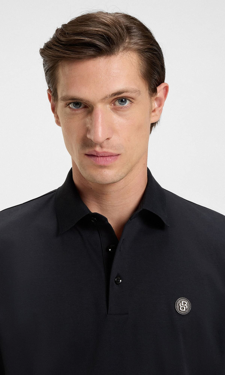 HUGO BOSS: Поло с монограммой