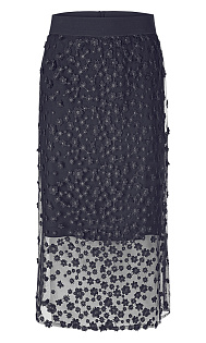 Юбка с цветами