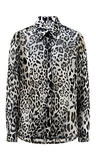 Блуза с принтом