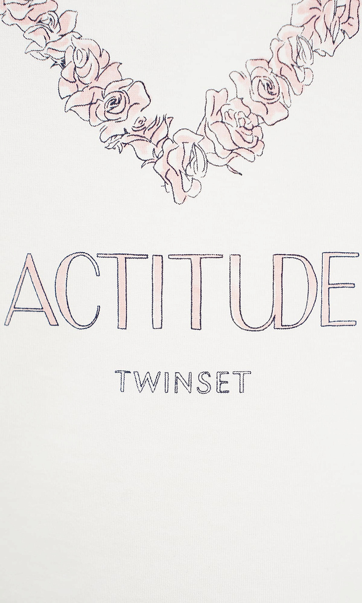 TWINSET: Футболка с принтом