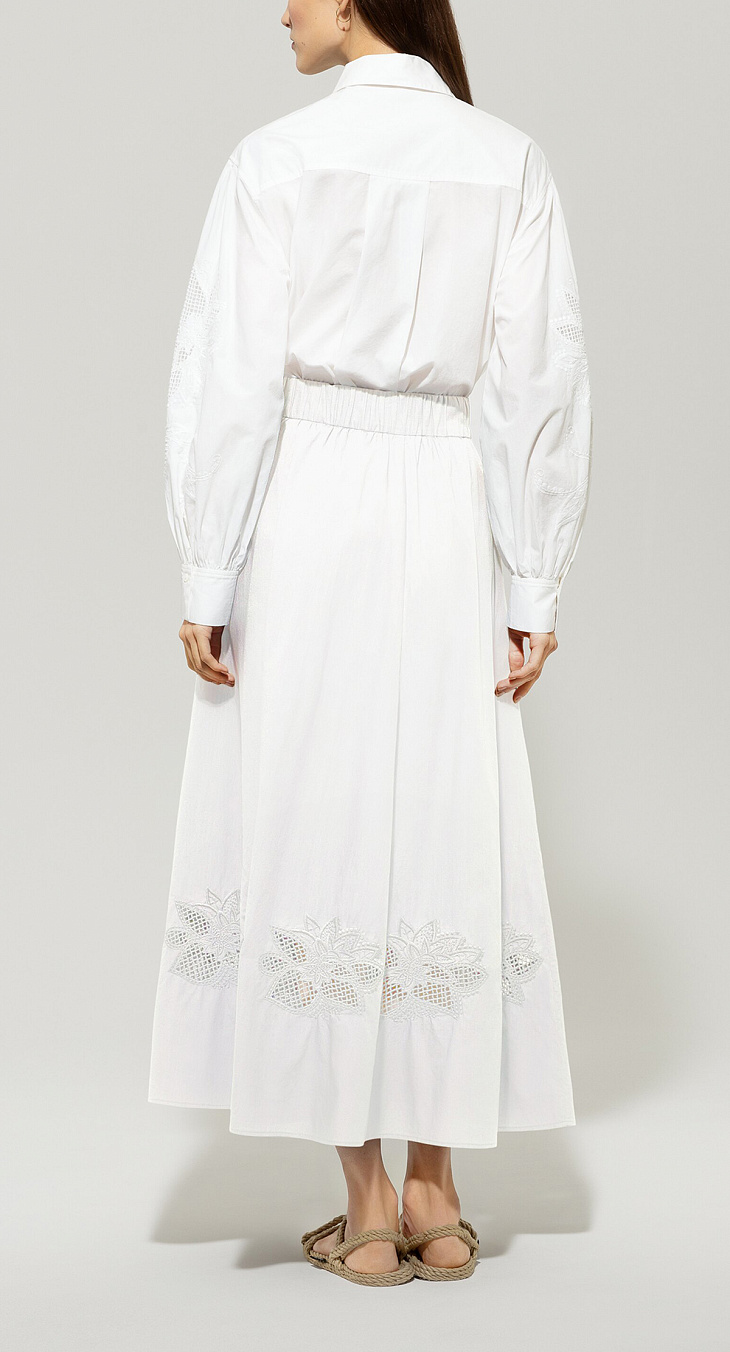 LUISA CERANO: Юбка с вышивкой