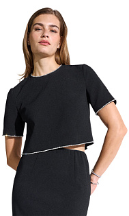 Блуза со стразами