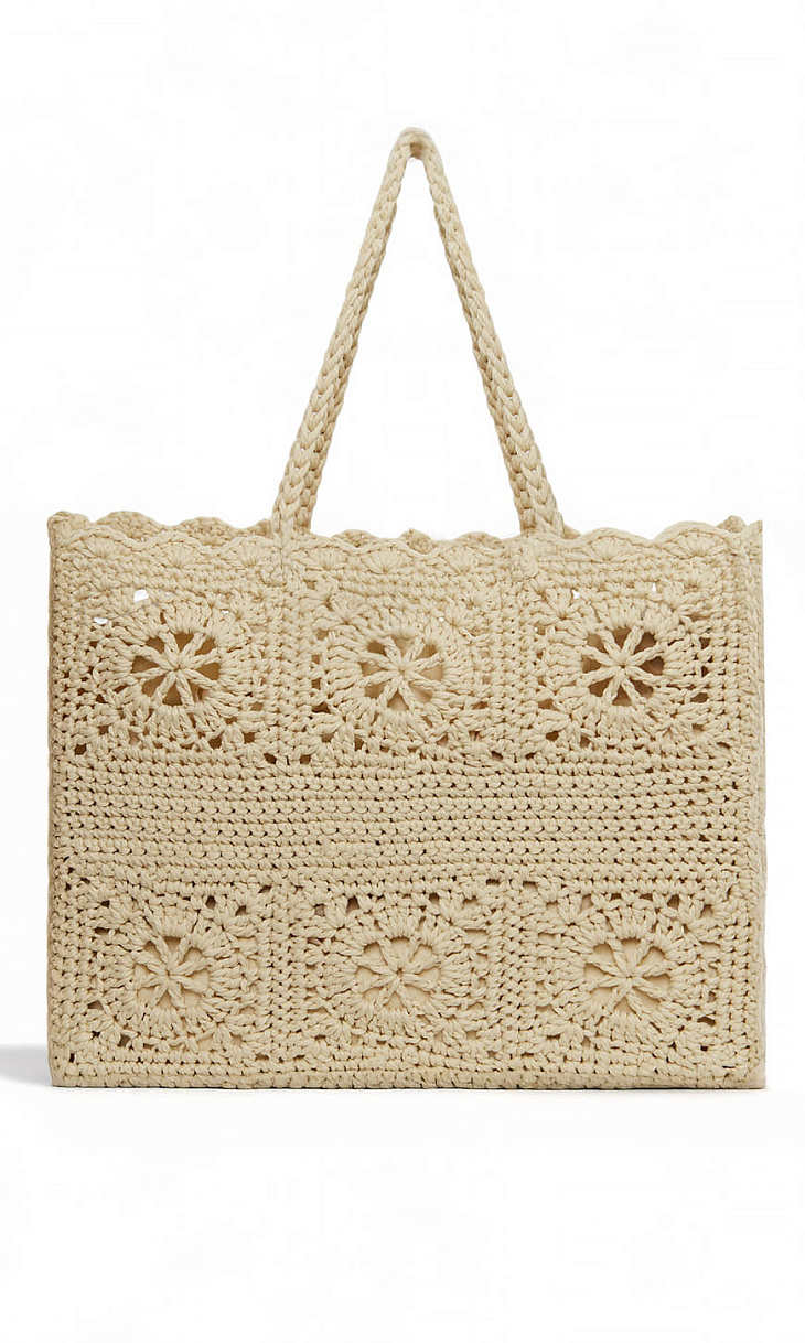 TWINSET: Плетеная сумка-шопер