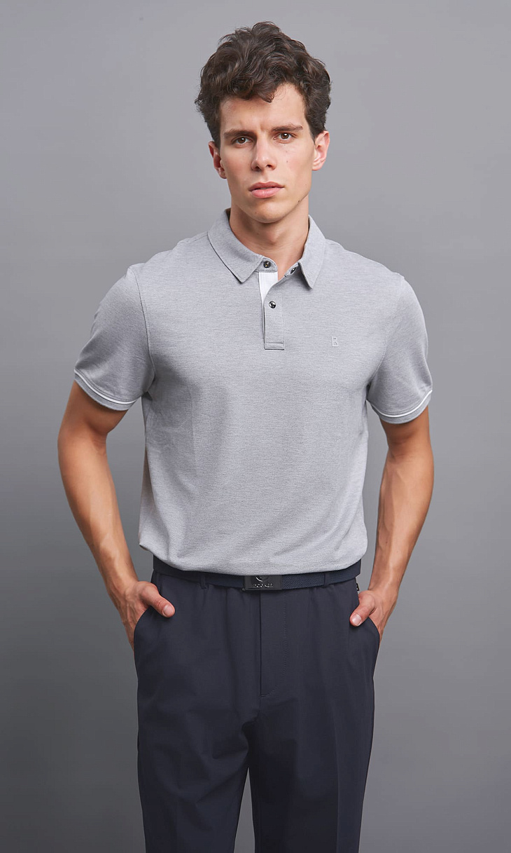 BOGNER: Поло из хлопка