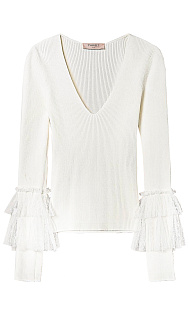 Пуловер из вискозы