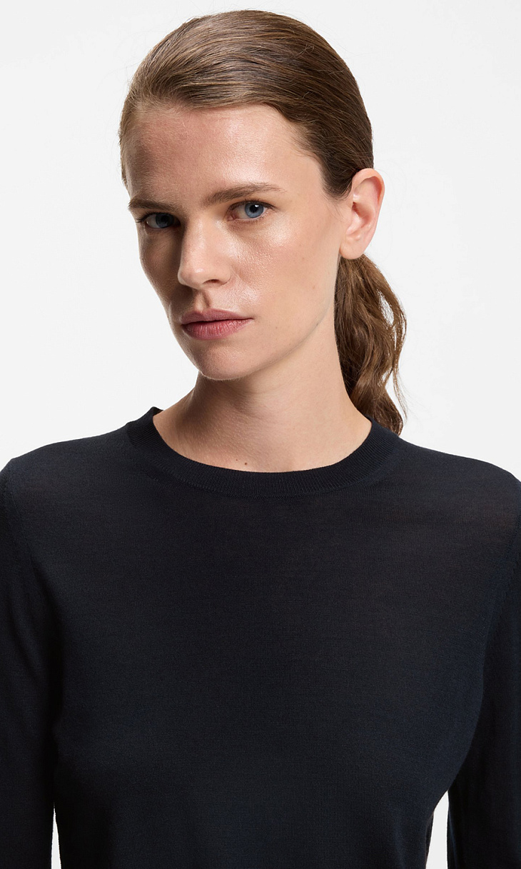 HUGO BOSS: Пуловер из шерсти мериноса