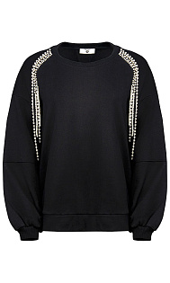 Толстовка со стразами