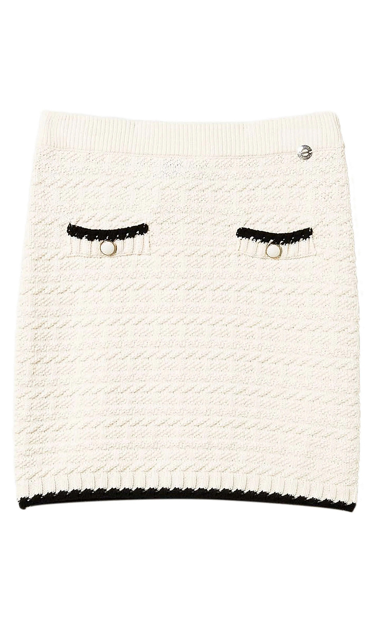 TWINSET: Юбка из жаккардового трикотажа