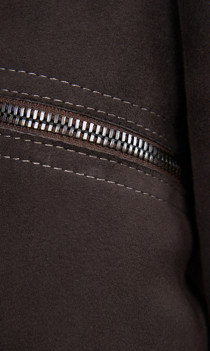 MARION FASHION: Дубленка с отстегивающимися рукавами