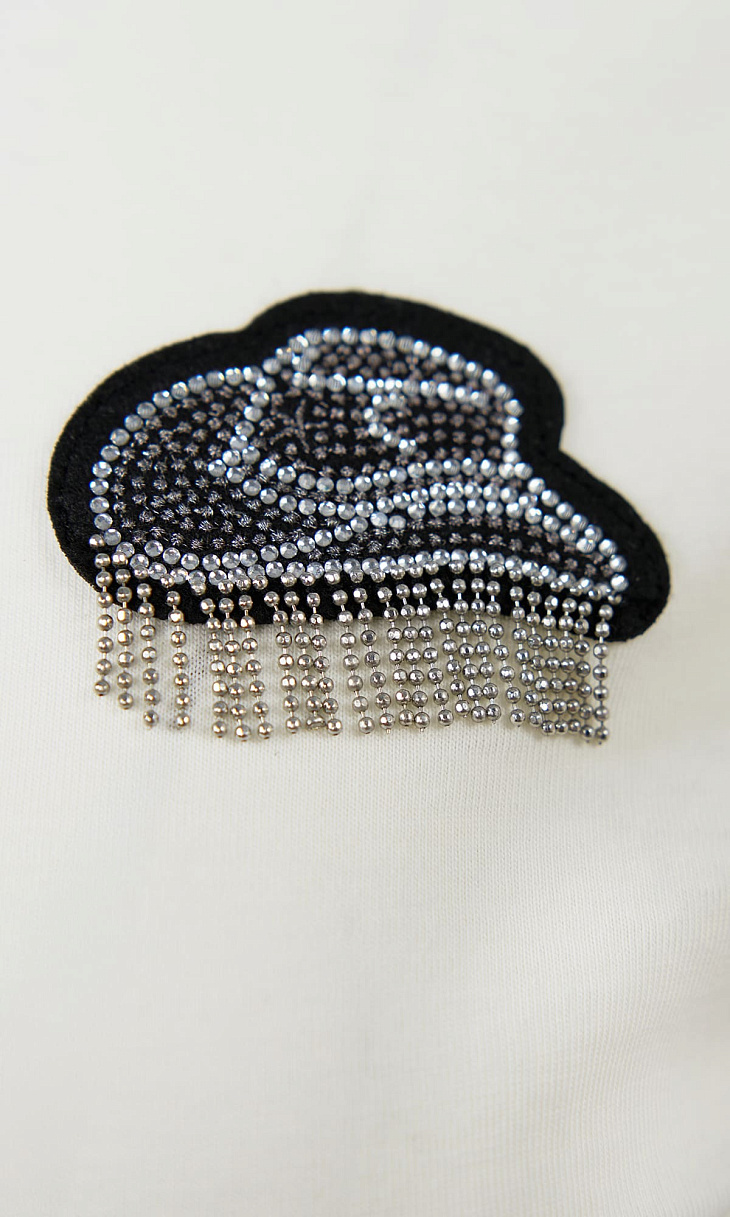 HUGO BOSS: Футболка с аппликацией