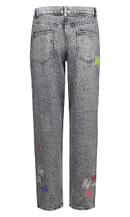 Джинсы с вышивкой