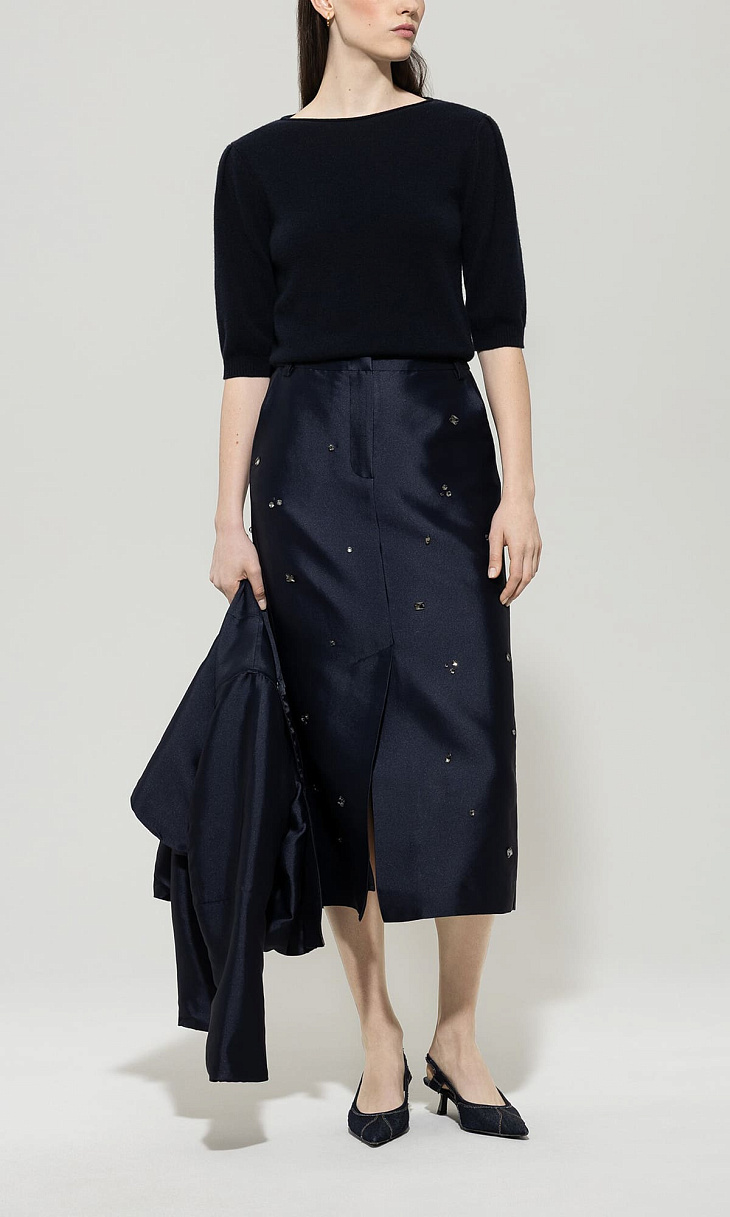 LUISA CERANO: Юбка со стразами