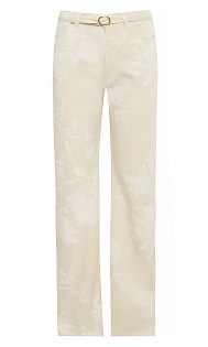 Джинсы с принтом