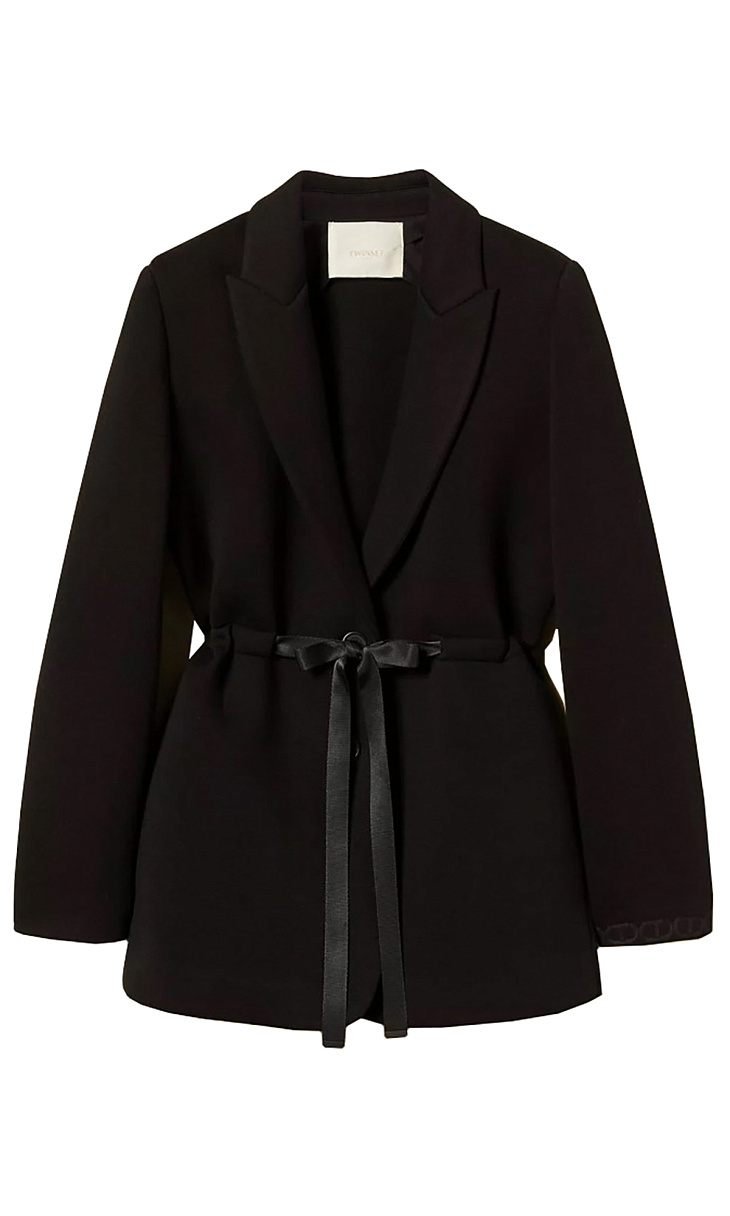 TWINSET: Пиджак с поясом