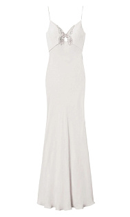 Платье-комбинация с вышивкой