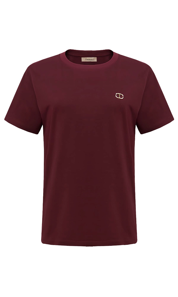 TWINSET: Футболка с логотипом