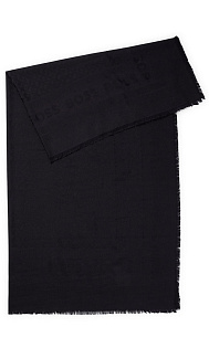 Шарф из шелка и шерсти