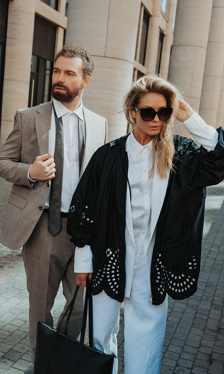 HUGO BOSS: Блуза из вискозы