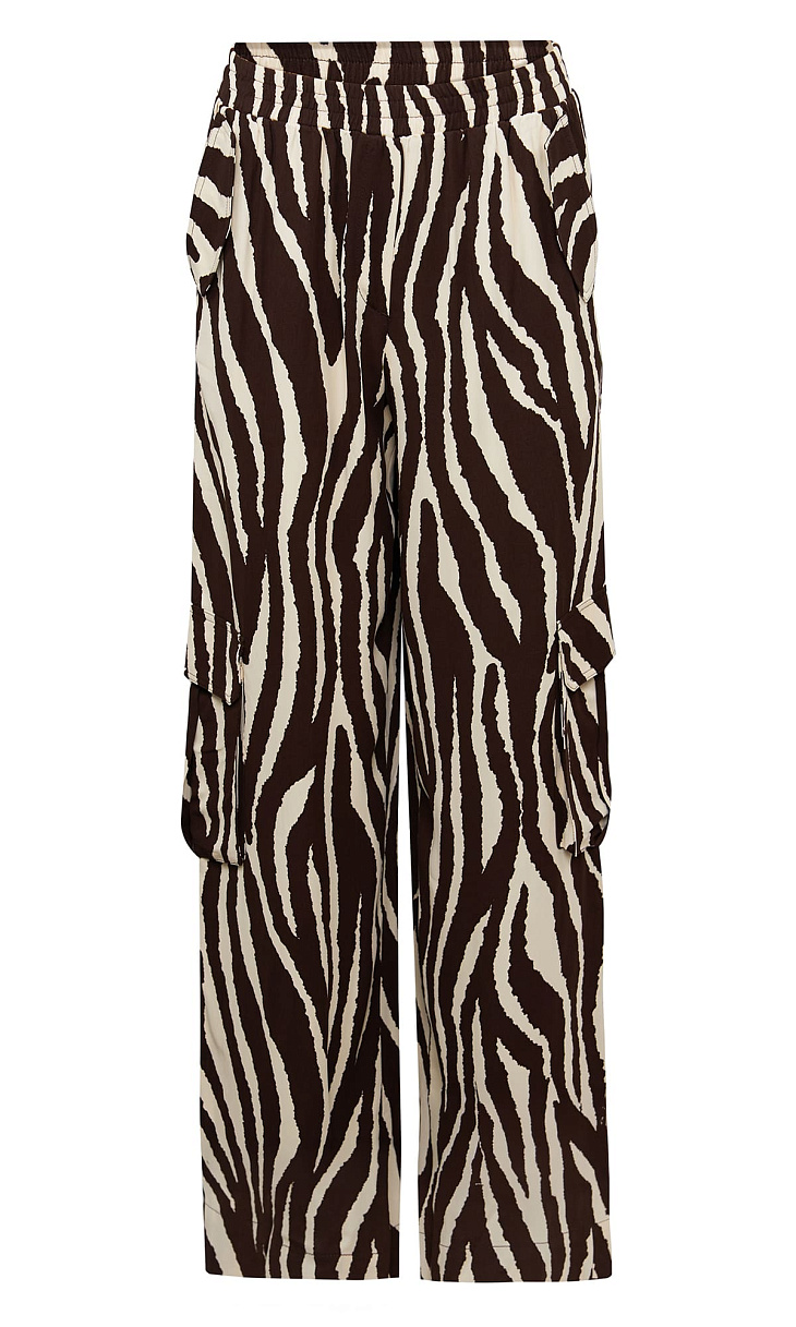 TWINSET: Брюки-карго с принтом