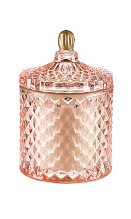 Ароматическая свеча Cactus в розовом стакане, 250 г