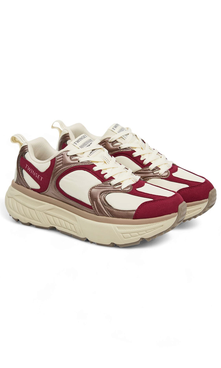 TWINSET: Комбинированные кроссовки