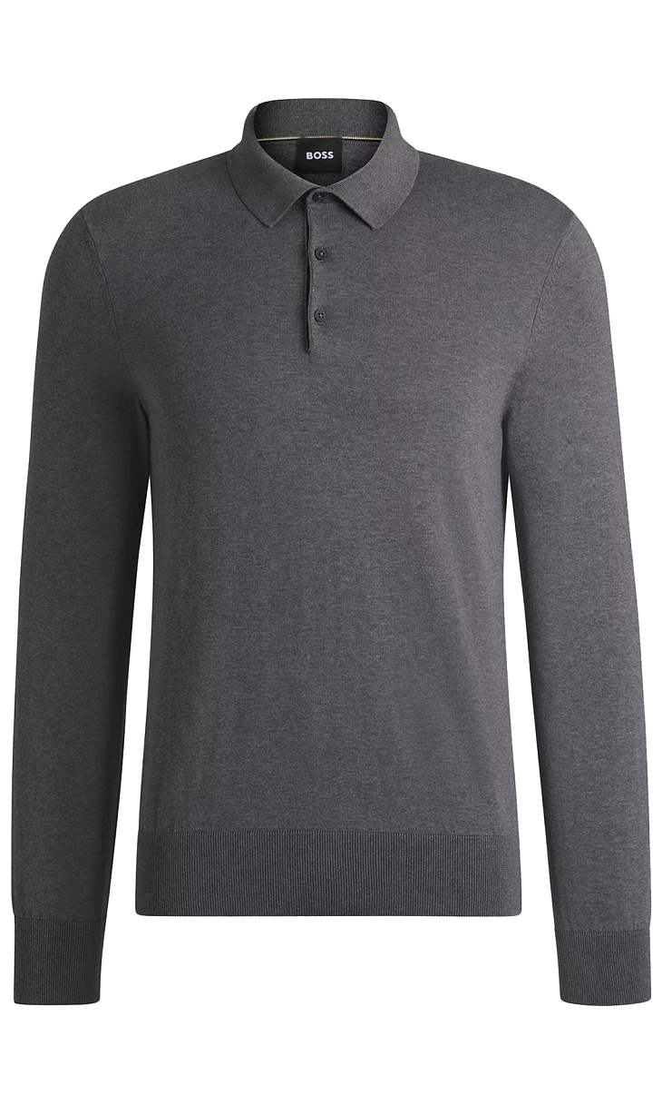 HUGO BOSS: Поло из хлопка