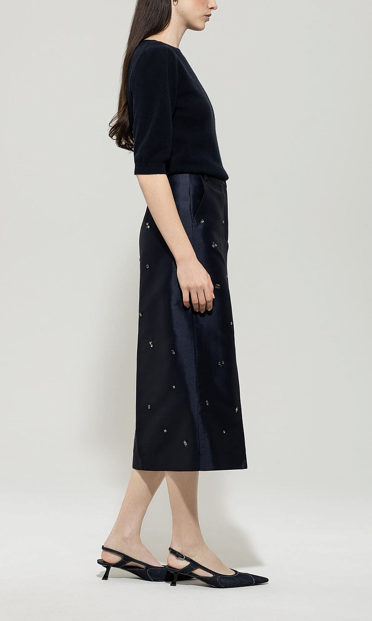 LUISA CERANO: Юбка со стразами