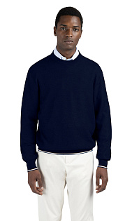 Пуловер с круглым вырезом