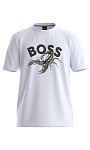 HUGO BOSS: Футболка с принтом