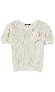 Пуловер с аппликацией