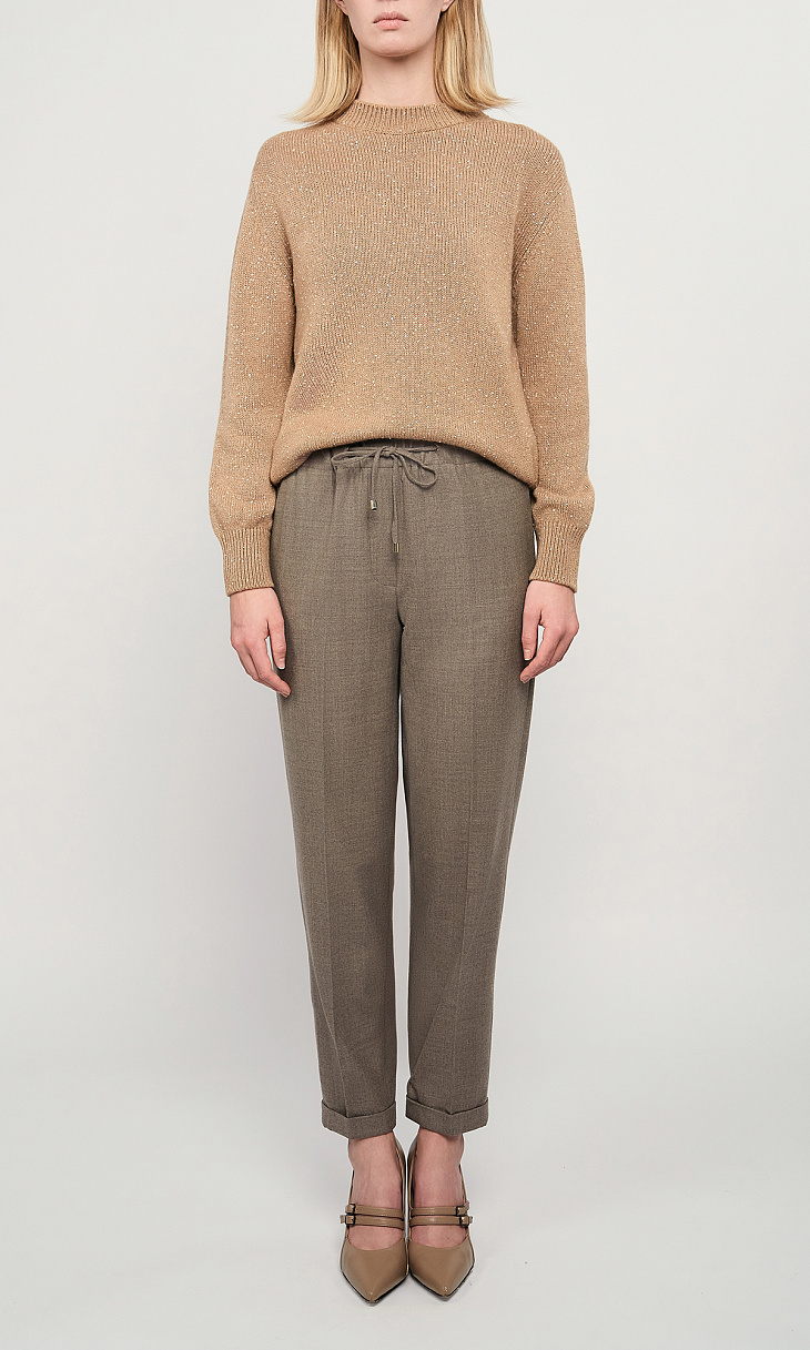 ANDRE MAURICE: Пуловер из кашемира и шелка