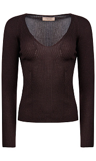 Пуловер из шерсти