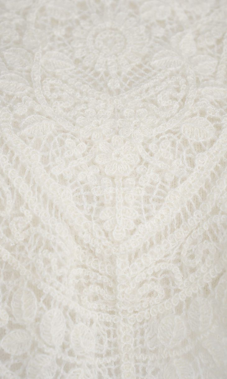 TWINSET: Свитер со съемным воротником и манжетами