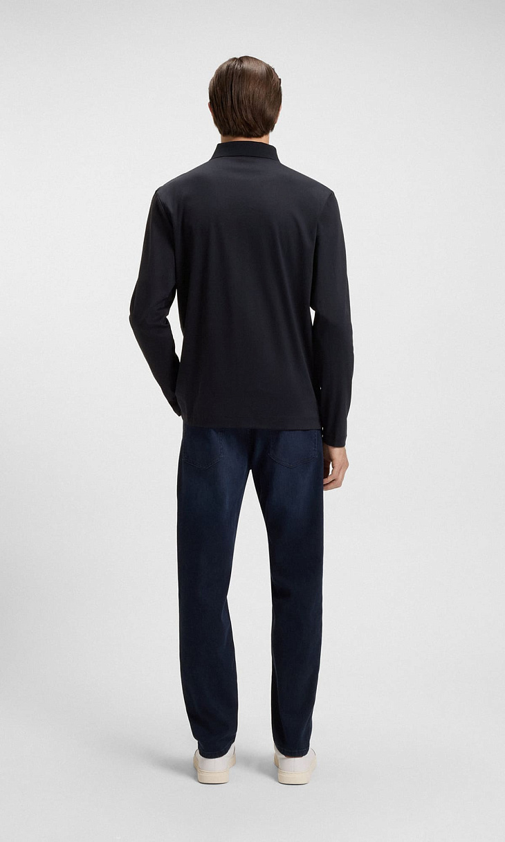 HUGO BOSS: Поло с монограммой