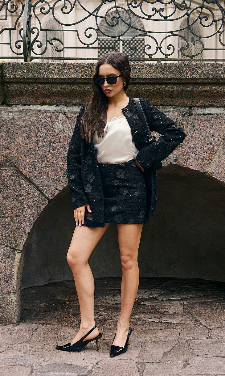 TWINSET: Юбка с пайетками