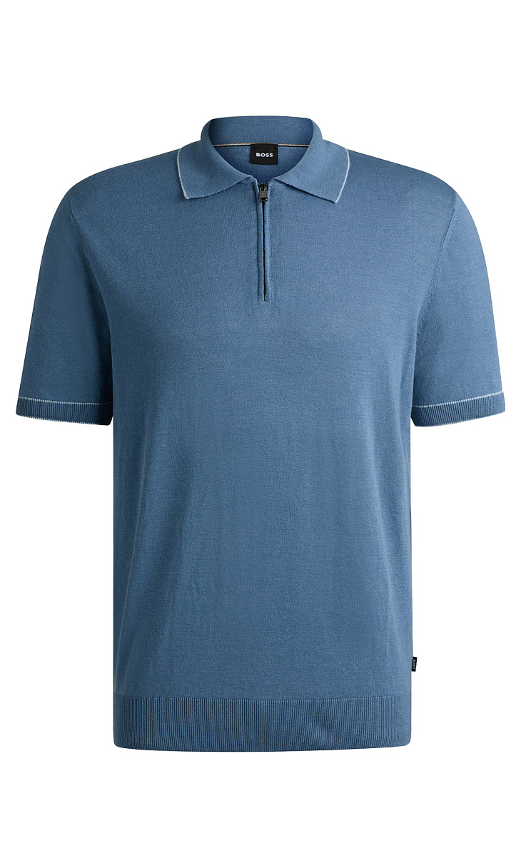 HUGO BOSS: Поло из льна